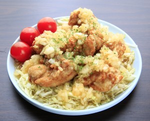 ザンギ(マリネ風with白菜)