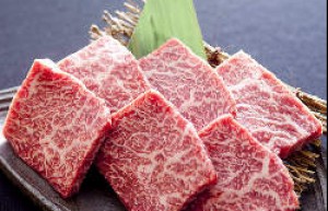 白老牛超大トロカルビ(タレ・塩・ワサビ醤油)