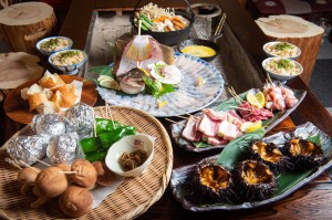 一日限定!囲炉裏コース 宿泊プラン