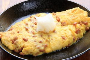 納豆オムレツ