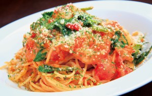 海老とほうれん草のトマトクリームパスタ(レギュラーサイズ)