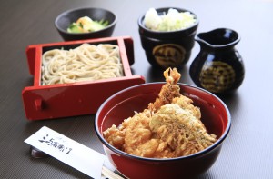 天丼とおそばのセット