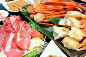 ラム・カニ食べ放題