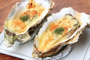 カキのチーズ焼き(2コ)